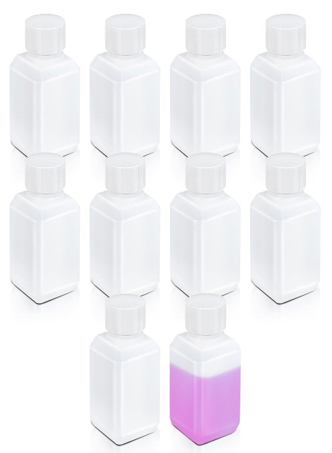 UMETASS 1oz/30ml Leak Proof Plastic Bottles with Caps for Liquids Sample, Reusable Small Bottles Containers for Travel, Camping and Hiking (Translucent, 10 Pcs) - Image 1
